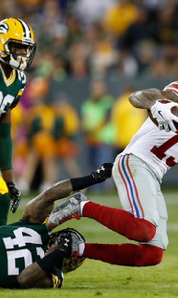 Packers limit Odell Beckham to top Giants, improve to 3-1